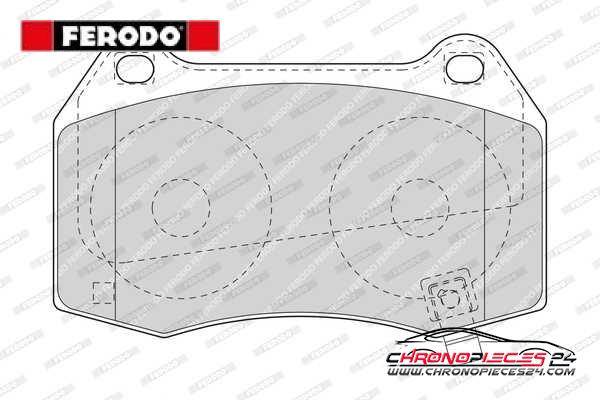 Achat de FERODO FDB1561 Kit de plaquettes de frein, frein à disque pas chères