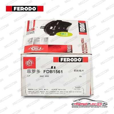 Achat de FERODO FDB1561 Kit de plaquettes de frein, frein à disque pas chères