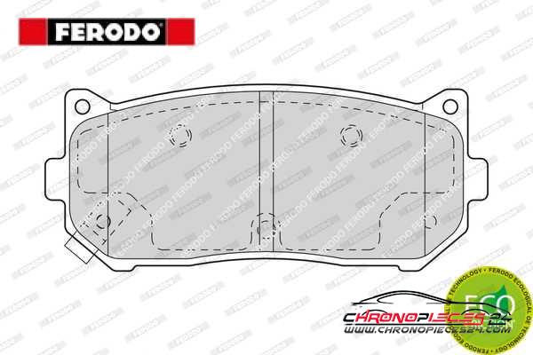 Achat de FERODO FDB1569 Kit de plaquettes de frein, frein à disque pas chères