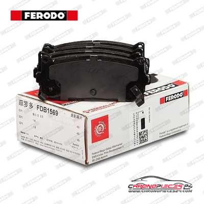 Achat de FERODO FDB1569 Kit de plaquettes de frein, frein à disque pas chères