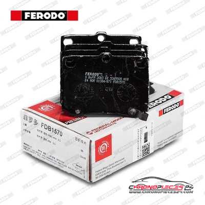 Achat de FERODO FDB1570 Kit de plaquettes de frein, frein à disque pas chères