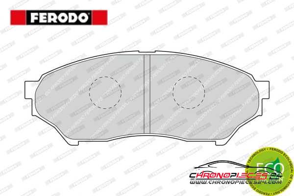 Achat de FERODO FDB1596 Kit de plaquettes de frein, frein à disque pas chères