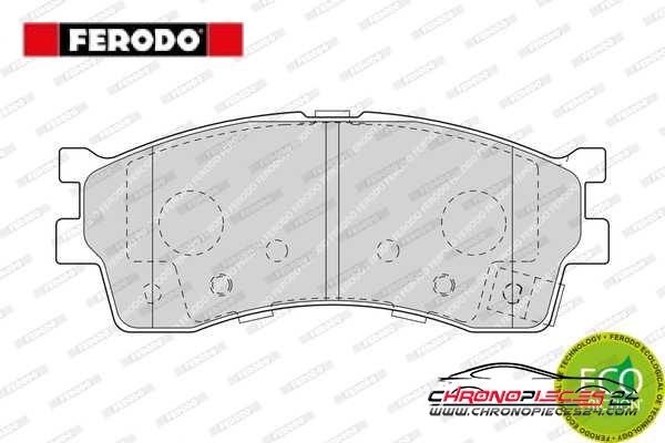 Achat de FERODO FDB1602 Kit de plaquettes de frein, frein à disque pas chères