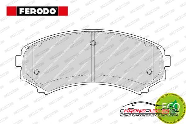 Achat de FERODO FDB1603 Kit de plaquettes de frein, frein à disque pas chères