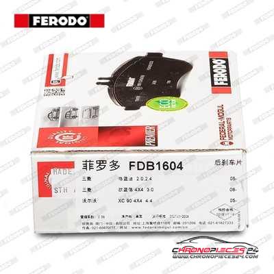 Achat de FERODO FDB1604 Kit de plaquettes de frein, frein à disque pas chères