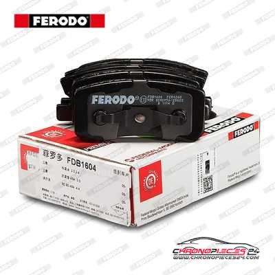 Achat de FERODO FDB1604 Kit de plaquettes de frein, frein à disque pas chères