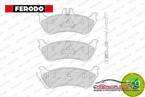 Achat de FERODO FDB1608 Kit de plaquettes de frein, frein à disque pas chères