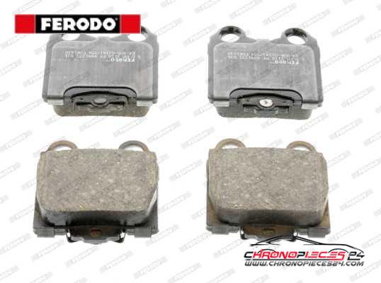 Achat de FERODO FDB1610 Kit de plaquettes de frein, frein à disque pas chères