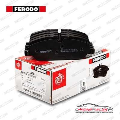 Achat de FERODO FDB1615 Kit de plaquettes de frein, frein à disque pas chères