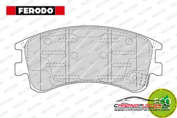 Achat de FERODO FDB1619 Kit de plaquettes de frein, frein à disque pas chères