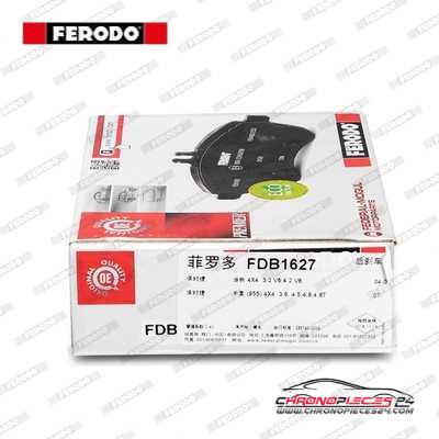 Achat de FERODO FDB1627 Kit de plaquettes de frein, frein à disque pas chères