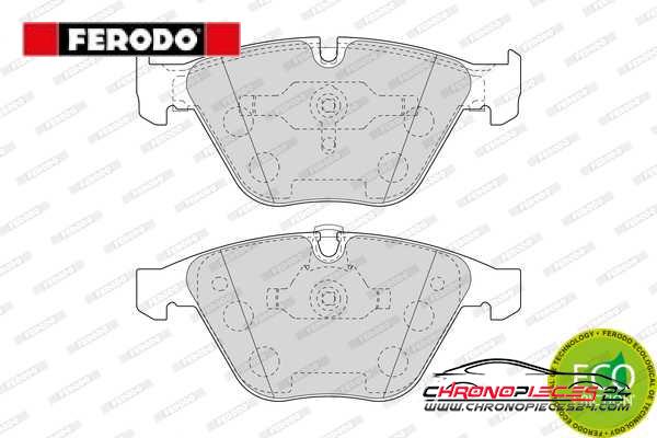 Achat de FERODO FDB1628 Kit de plaquettes de frein, frein à disque pas chères