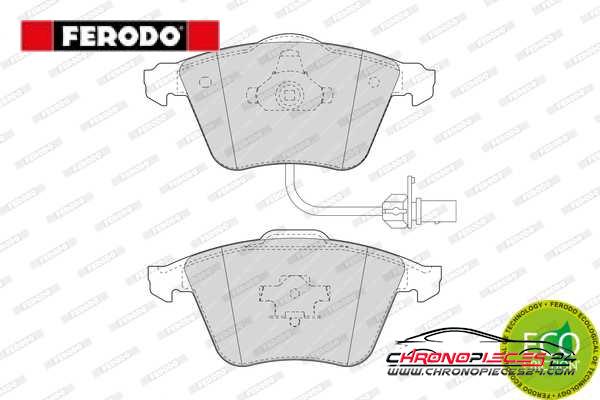 Achat de FERODO FDB1629 Kit de plaquettes de frein, frein à disque pas chères