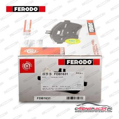 Achat de FERODO FDB1631 Kit de plaquettes de frein, frein à disque pas chères