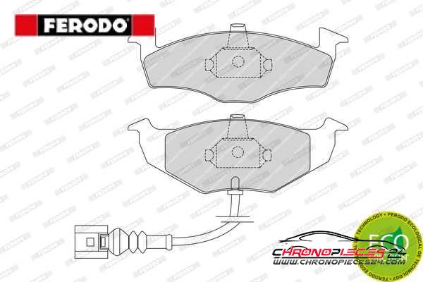 Achat de FERODO FDB1634 Kit de plaquettes de frein, frein à disque pas chères