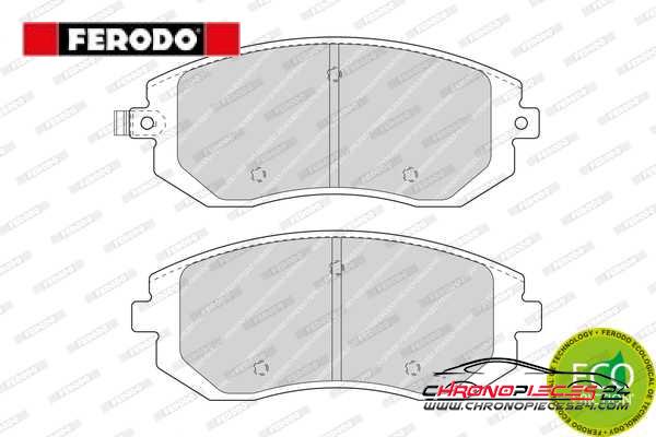 Achat de FERODO FDB1639 Kit de plaquettes de frein, frein à disque pas chères