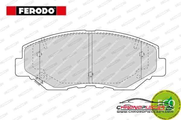 Achat de FERODO FDB1658 Kit de plaquettes de frein, frein à disque pas chères