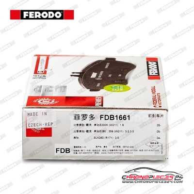 Achat de FERODO FDB1661 Kit de plaquettes de frein, frein à disque pas chères