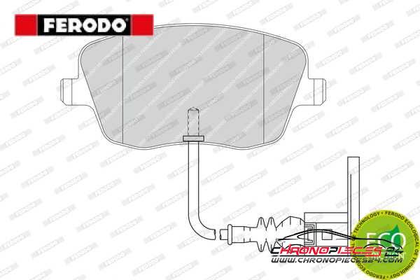 Achat de FERODO FDB1662 Kit de plaquettes de frein, frein à disque pas chères