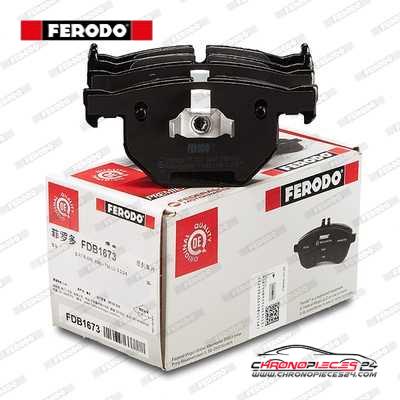 Achat de FERODO FDB1673 Kit de plaquettes de frein, frein à disque pas chères