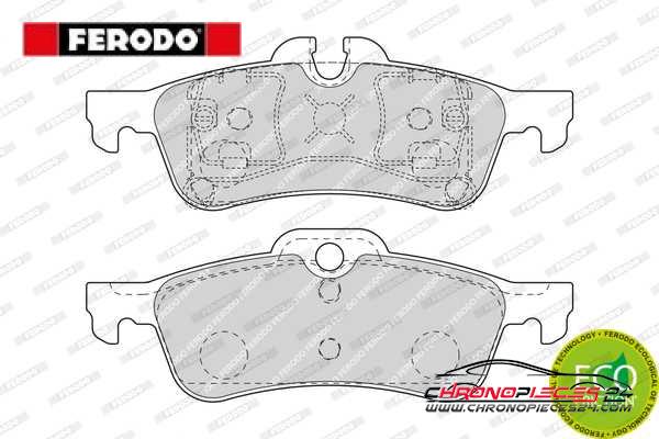 Achat de FERODO FDB1676 Kit de plaquettes de frein, frein à disque pas chères