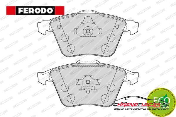 Achat de FERODO FDB1706 Kit de plaquettes de frein, frein à disque pas chères