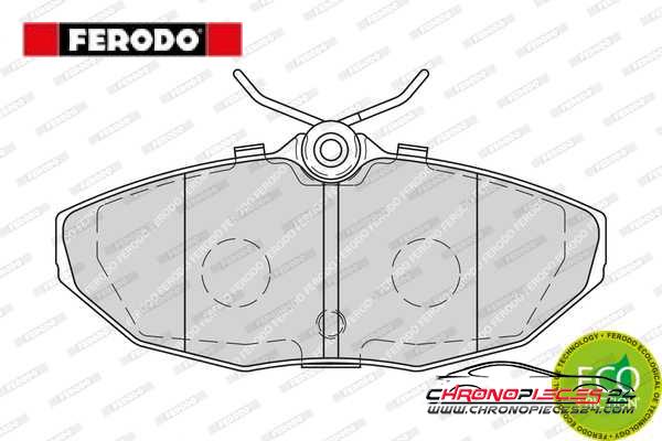 Achat de FERODO FDB1713 Kit de plaquettes de frein, frein à disque pas chères