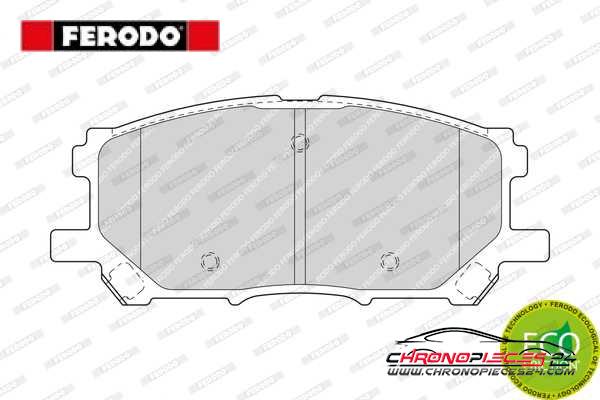 Achat de FERODO FDB1715 Kit de plaquettes de frein, frein à disque pas chères