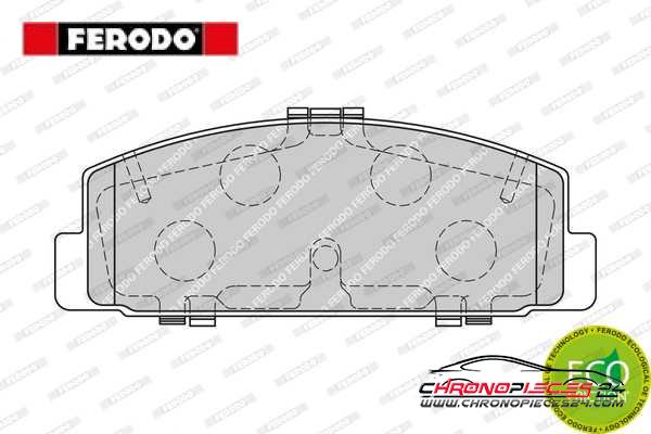 Achat de FERODO FDB1721 Kit de plaquettes de frein, frein à disque pas chères