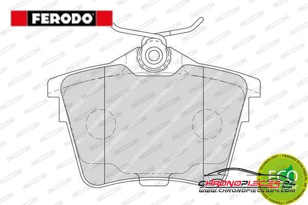 Achat de FERODO FDB1727 Kit de plaquettes de frein, frein à disque pas chères