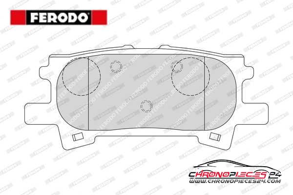 Achat de FERODO FDB1731 Kit de plaquettes de frein, frein à disque pas chères