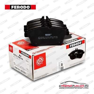 Achat de FERODO FDB1750 Kit de plaquettes de frein, frein à disque pas chères