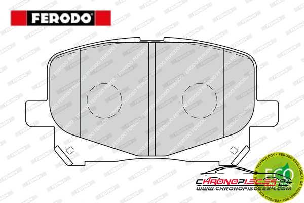 Achat de FERODO FDB1752 Kit de plaquettes de frein, frein à disque pas chères