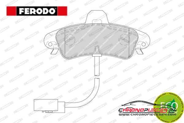 Achat de FERODO FDB1753 Kit de plaquettes de frein, frein à disque pas chères