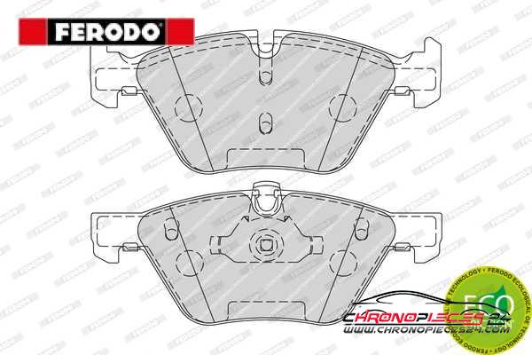 Achat de FERODO FDB1773 Kit de plaquettes de frein, frein à disque pas chères