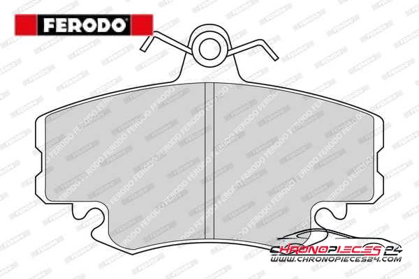 Achat de FERODO FDB1781 Kit de plaquettes de frein, frein à disque pas chères