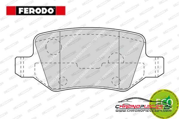 Achat de FERODO FDB1782 Kit de plaquettes de frein, frein à disque pas chères