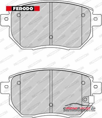 Achat de FERODO FDB1786 Kit de plaquettes de frein, frein à disque pas chères