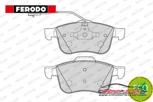 Achat de FERODO FDB1805 Kit de plaquettes de frein, frein à disque pas chères