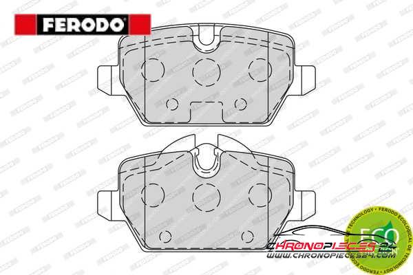 Achat de FERODO FDB1806 Kit de plaquettes de frein, frein à disque pas chères