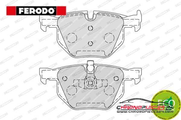 Achat de FERODO FDB1808 Kit de plaquettes de frein, frein à disque pas chères