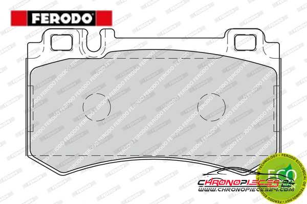 Achat de FERODO FDB1809 Kit de plaquettes de frein, frein à disque pas chères