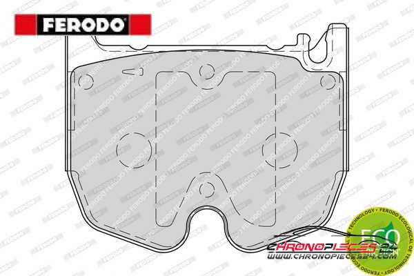 Achat de FERODO FDB1810 Kit de plaquettes de frein, frein à disque pas chères