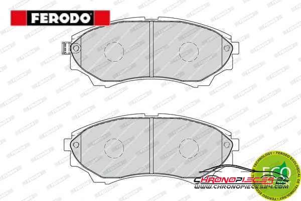 Achat de FERODO FDB1817 Kit de plaquettes de frein, frein à disque pas chères