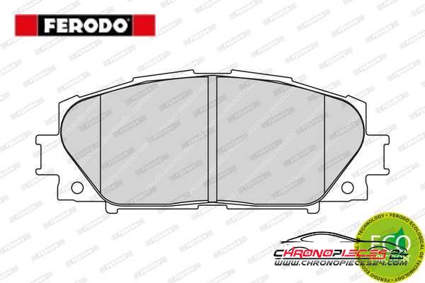 Achat de FERODO FDB1829 Kit de plaquettes de frein, frein à disque pas chères