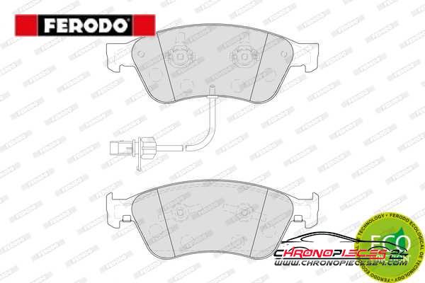 Achat de FERODO FDB1832 Kit de plaquettes de frein, frein à disque pas chères