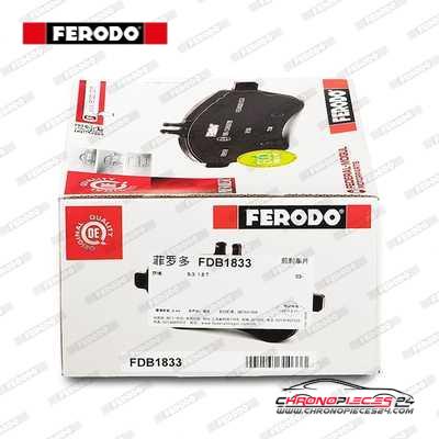 Achat de FERODO FDB1833 Kit de plaquettes de frein, frein à disque pas chères