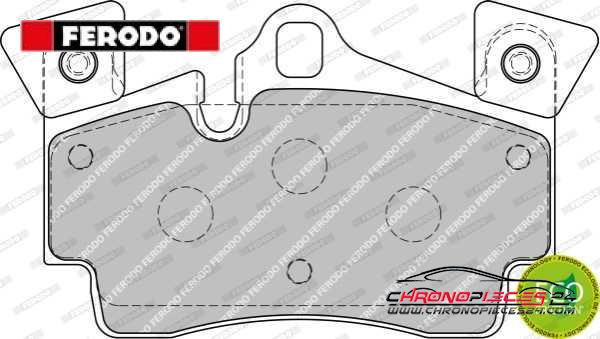 Achat de FERODO FDB1835 Kit de plaquettes de frein, frein à disque pas chères