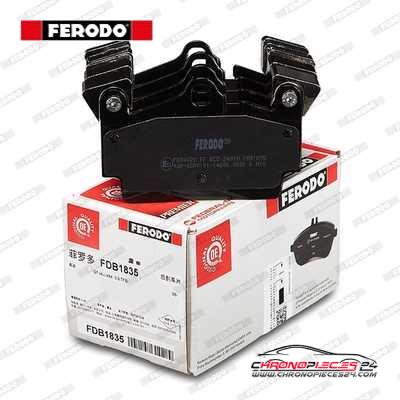 Achat de FERODO FDB1835 Kit de plaquettes de frein, frein à disque pas chères