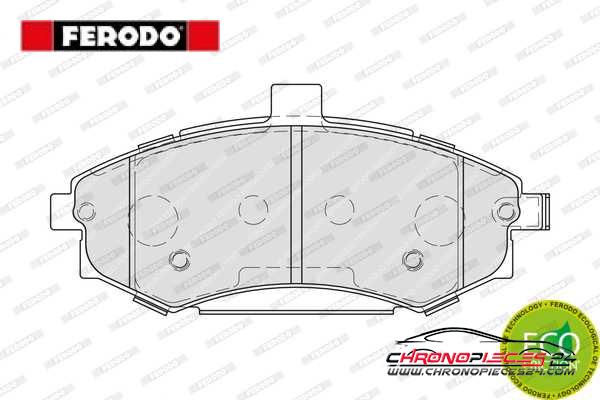 Achat de FERODO FDB1840 Kit de plaquettes de frein, frein à disque pas chères